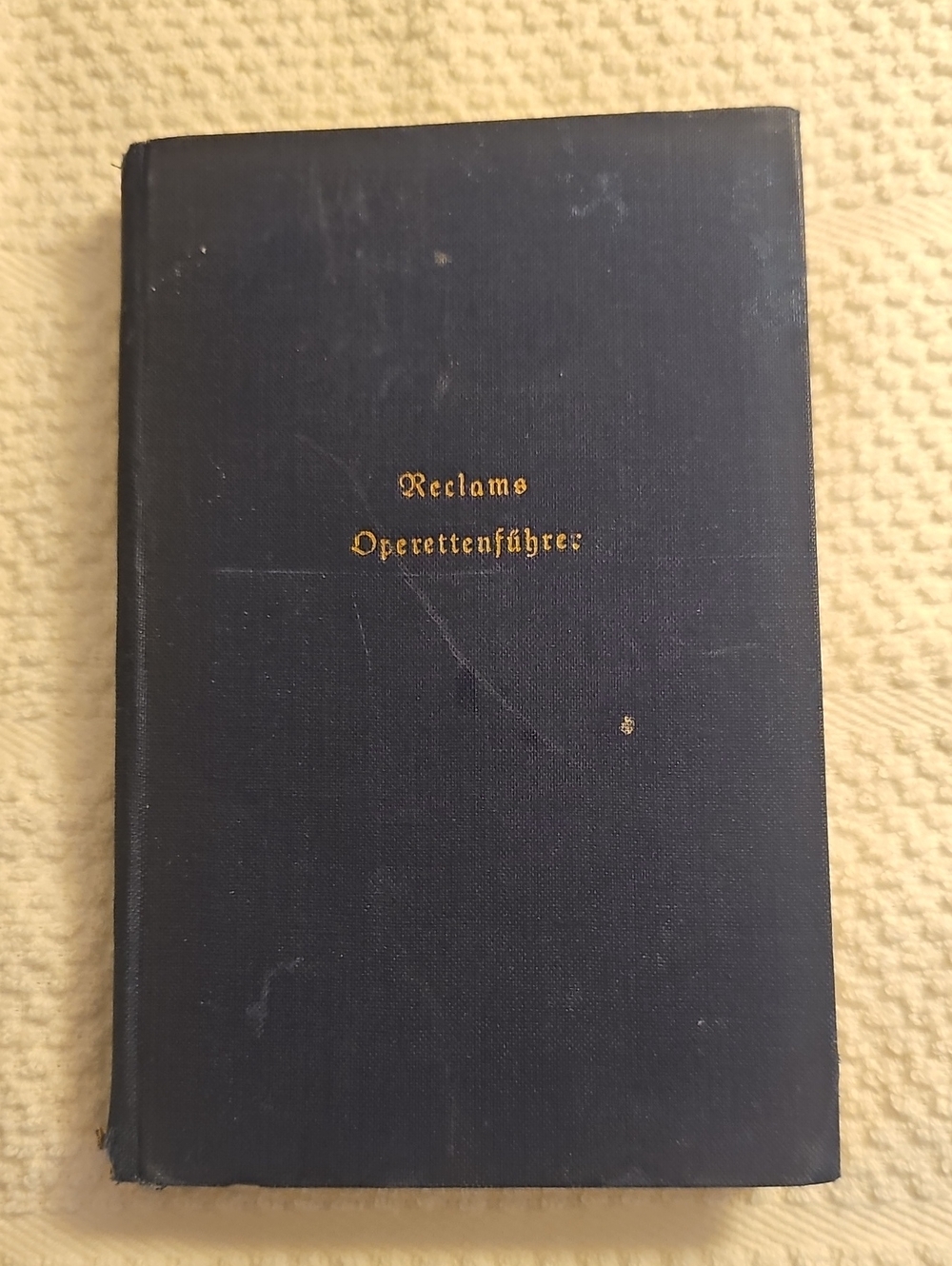 Vintage 1941 Reclams Operettenführer German WWII Era Mini Hardcover Book